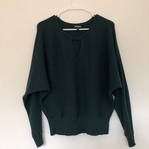 EXPRESS Green Long Sleeve Sweater